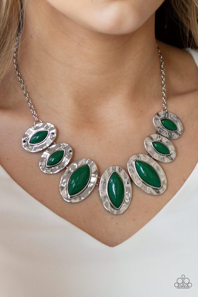 Paparazzi Terra Color - Green Necklace