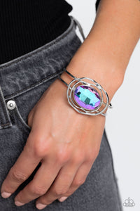 Paparazzi Substantial Sorceress - Purple Hinged Bracelet