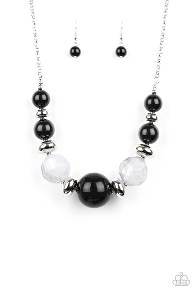 Paparazzi Daytime Drama - Black Necklace