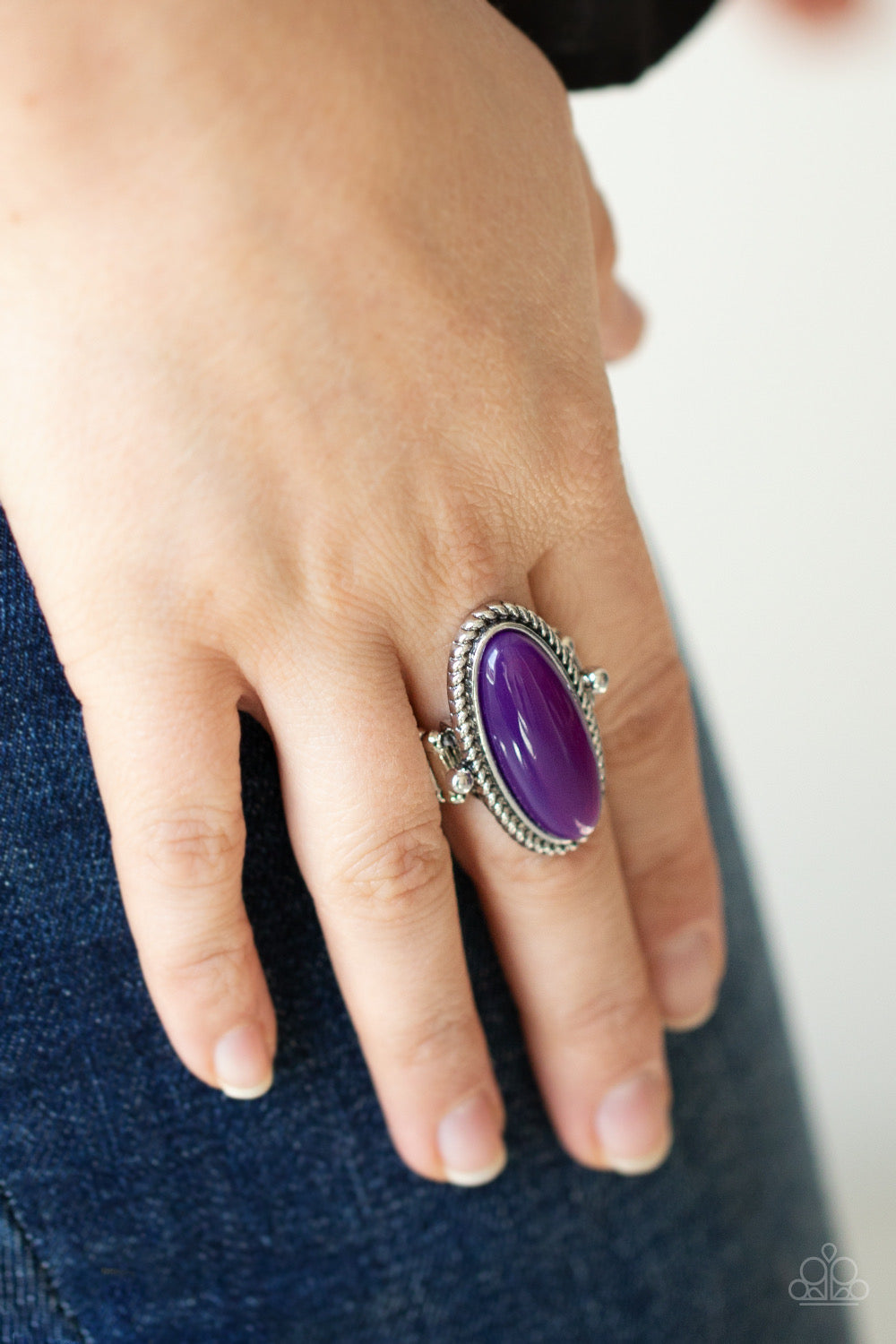 Paparazzi Oval Oasis - Purple Ring