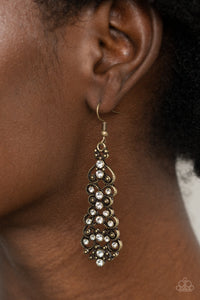 Paparazzi Diva Decorum - Brass Earrings