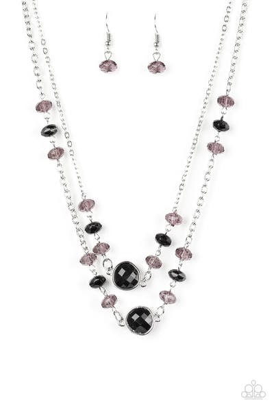 Paparazzi Gala Glow - Black Necklace