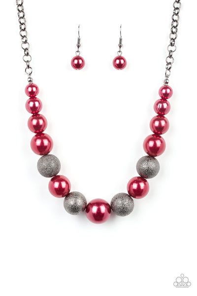 Paparazzi Color Me CEO - Red Necklace