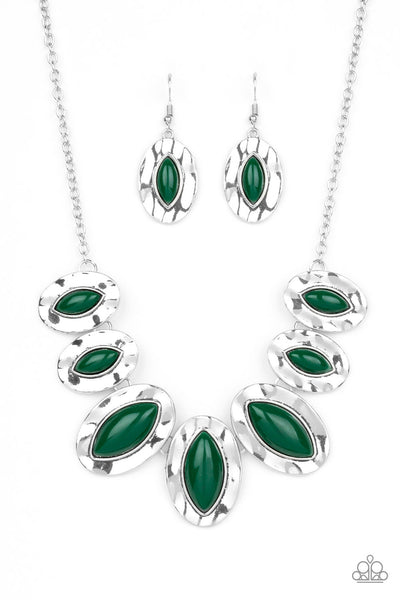 Paparazzi Terra Color - Green Necklace