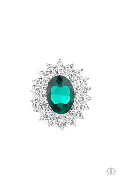 Paparazzi Secret Garden Glow - Green Ring