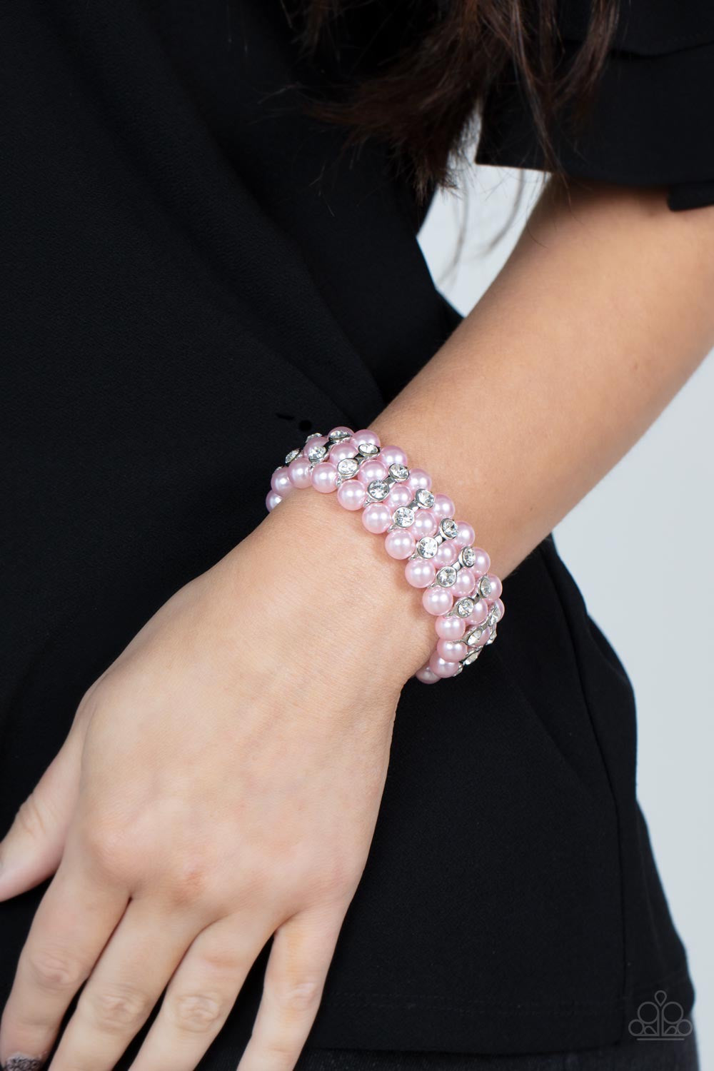 Paparazzi Eiffel Tower Elegance - Pink Bracelet