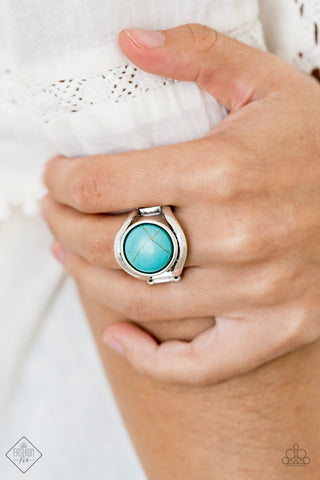 Paparazzi Mojave Native Blue Ring