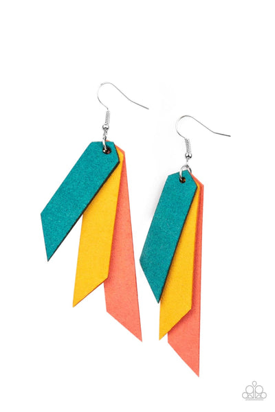 Paparazzi Suede Shade Multi Earrings