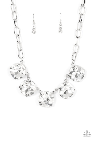 Exclusive Limelight Luxury - White Necklace