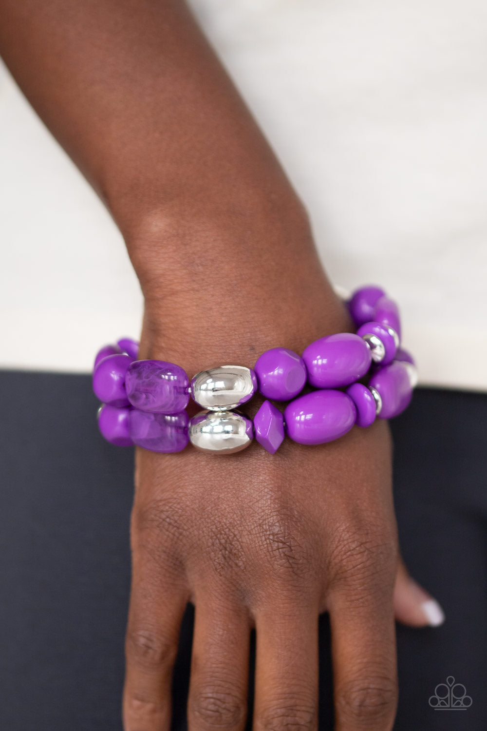 Paparazzi Fruity Flavor - Purple Bracelet