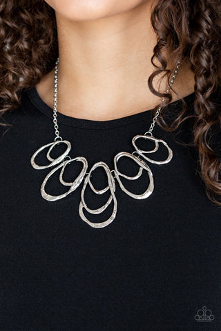 Paparazzi Terra Storm - Silver Necklace