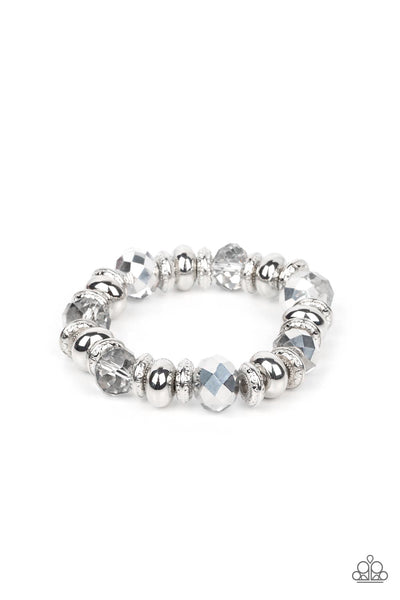 Paparazzi Power Pose - Silver Bracelet