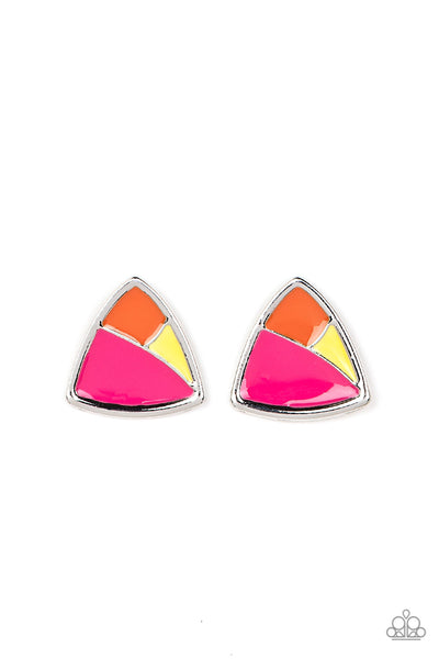 Paparazzi Kaleidoscopic Collision - Multi Earrings