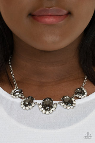 Paparazzi The Queen Demands It - Silver Necklace