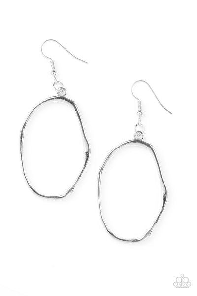 Paparazzi Eco Chic - Silver Earrings