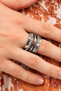 Paparazzi Unexpected Treasure - Fashion Fix White Ring
