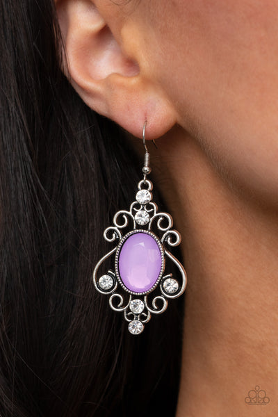 Paparazzi Tour de Fairytale - Purple Earrings