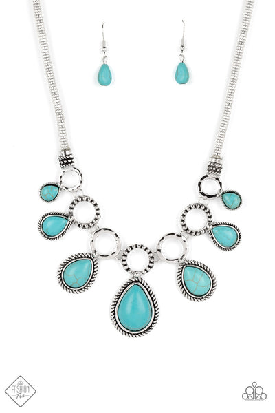 Paparazzi Riverside Relic - Blue Necklace