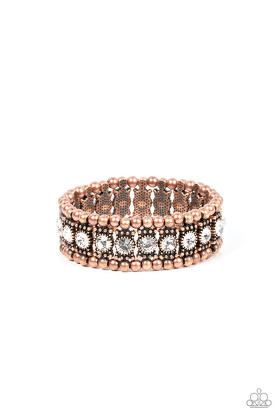 Paparazzi Ritzy Reboot - Copper Bracelet