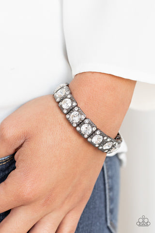 Paparazzi Blinged Out - Black Bracelet