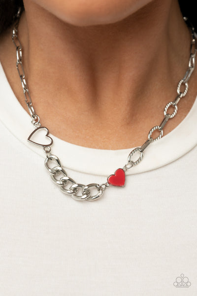Paparazzi Little Charmer - Red Necklace