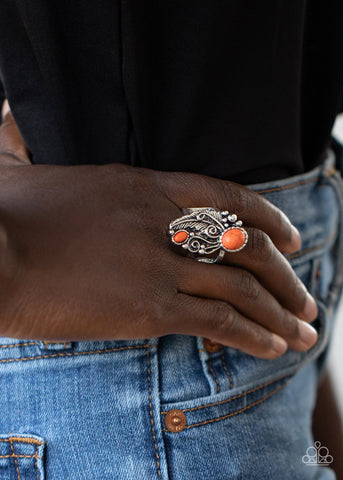 Paparazzi Desert Nest - Orange Ring