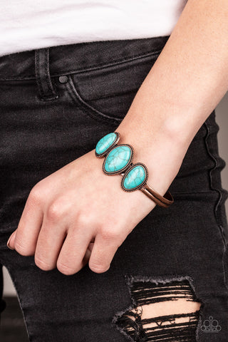 Paparazzi Stone Shrine - Copper Bracelet