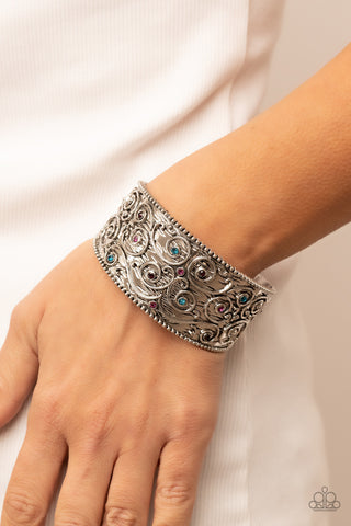 Paparazzi Billowy Beam - Multi Cuff Bracelet