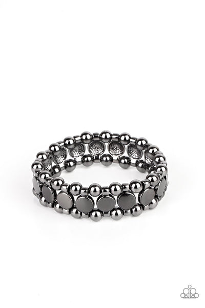 Paparazzi Metro Magnetism - Black Bracelet