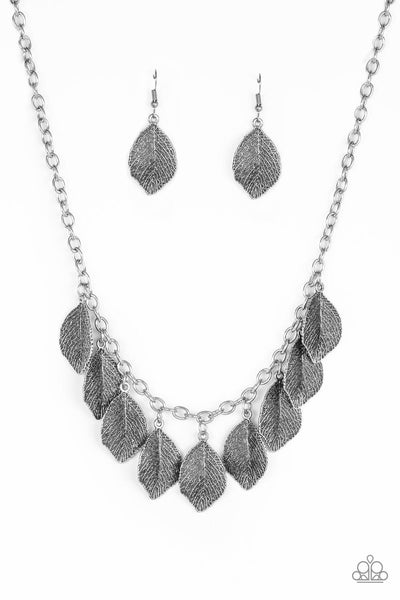 Paparazzi A True BeLEAFer Silver Necklace