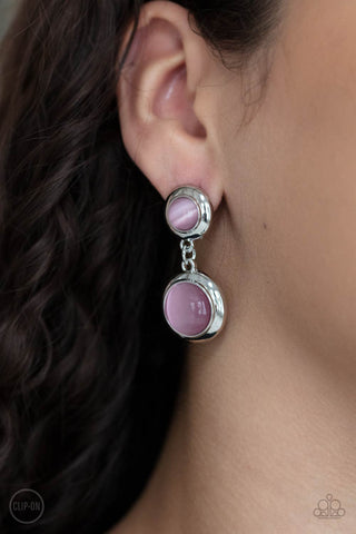 Paparazzi Subtle Smolder Pink Earrings