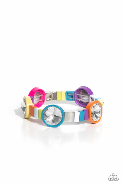 Paparazzi Multicolored Madness - Multi LOP Bracelet