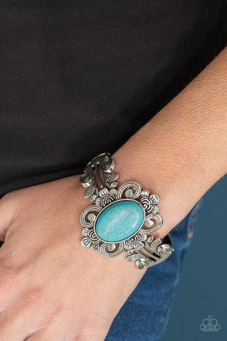 Paparazzi Mojave Mystic - Blue Bracelet