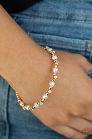 Paparazzi Decadently Dainty - Gold Bracelet