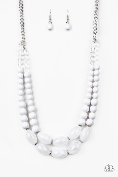 Paparazzi Sundae Shoppe - White Necklace