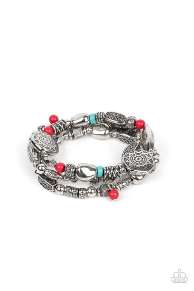 Paparazzi Western Quest Red Bracelet