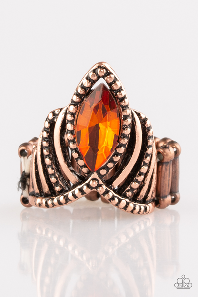 Paparazzi Heres Your Crown Copper Ring