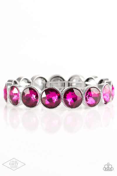 Paparazzi Number One Knockout - Pink Bracelet