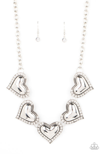 Paparazzi Kindred Hearts - White Necklace