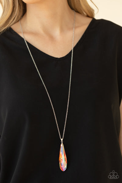 Paparazzi Rival-Worthy Refinement - Orange Necklace