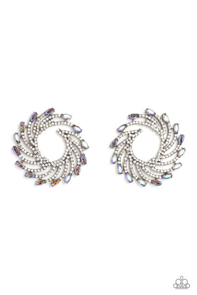 Paparazzi Firework Fanfare - Multi Earrings