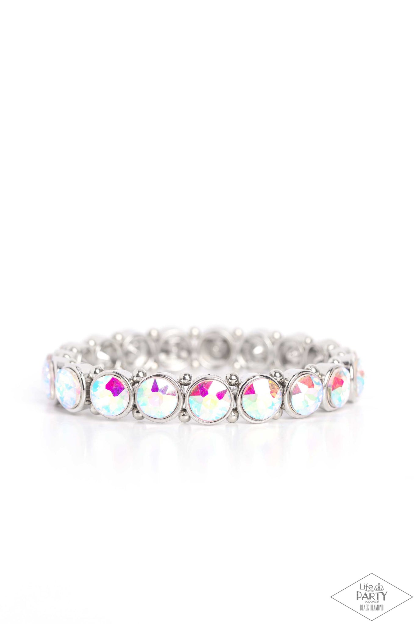 Paparazzi Sugar-Coated Sparkle - Multi Iridescent Bracelet