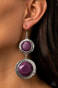 Paparazzi Thrift Shop Stop - Purple Earrings