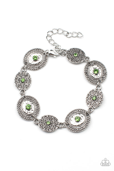 Paparazzi Secret Garden Glamour - Green Bracelet