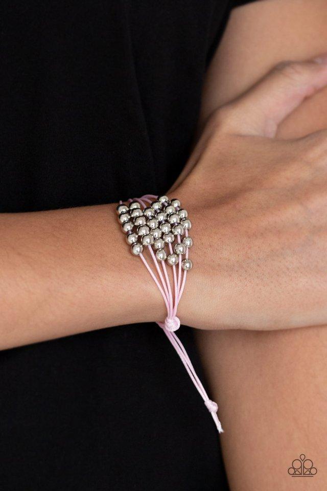 Paparazzi Without Skipping A Bead Pink Bracelet