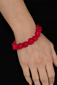 Paparazzi Prehistoric Paradise - Red Bracelet