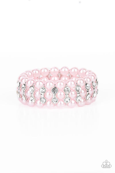 Paparazzi Eiffel Tower Elegance - Pink Bracelet