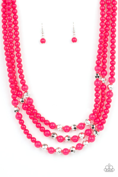 Paparazzi STAYCATION All I Ever Wanted - Pink Necklace