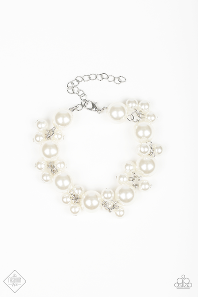 Paparazzi Broadway Ballroom White Bracelet