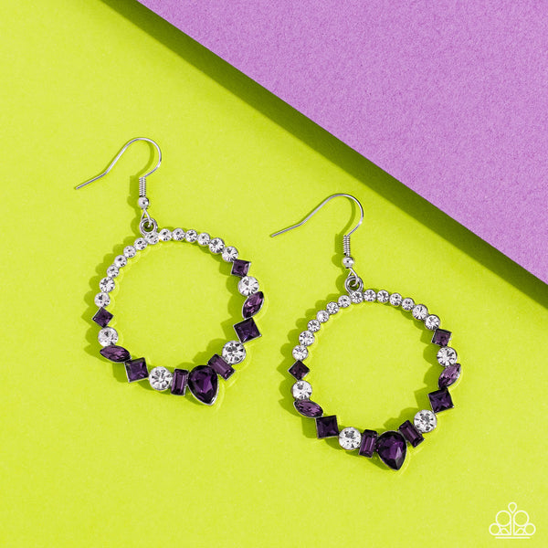 Revolutionary Refinement - Purple Earrings